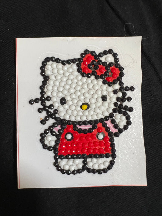 Hello Kitty-Red Smock Sticker