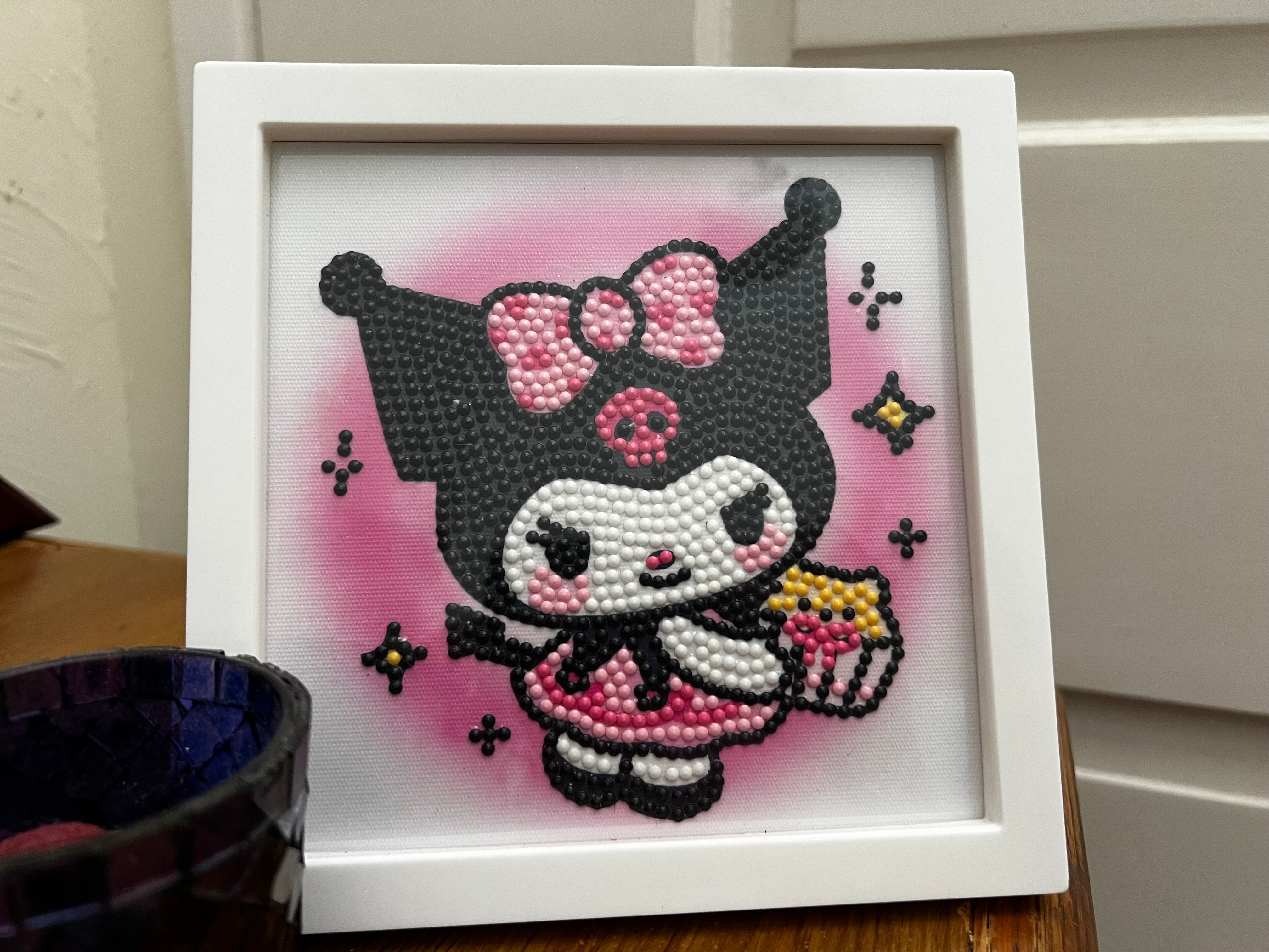 Framed Kuromi Diamond Painting – Treasures By Lokomai