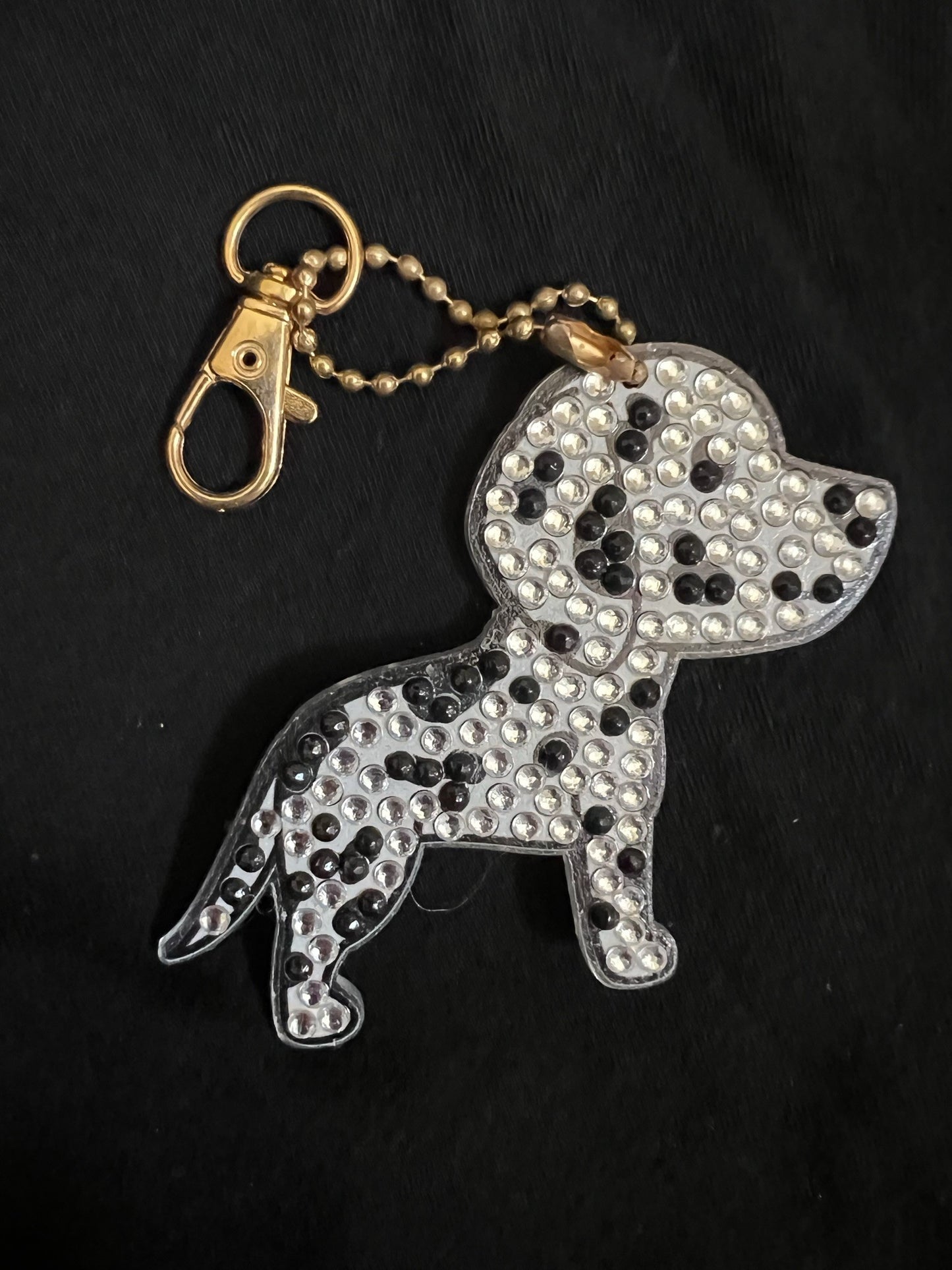 Dalmatian Dog Keychain