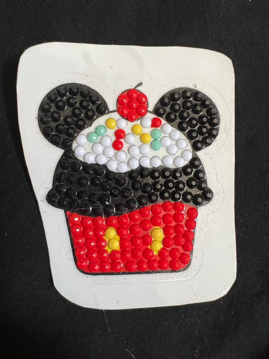 Mickey Mouse Cupcake Sticker