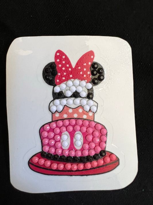 Minnie Mouse Cake Sticker