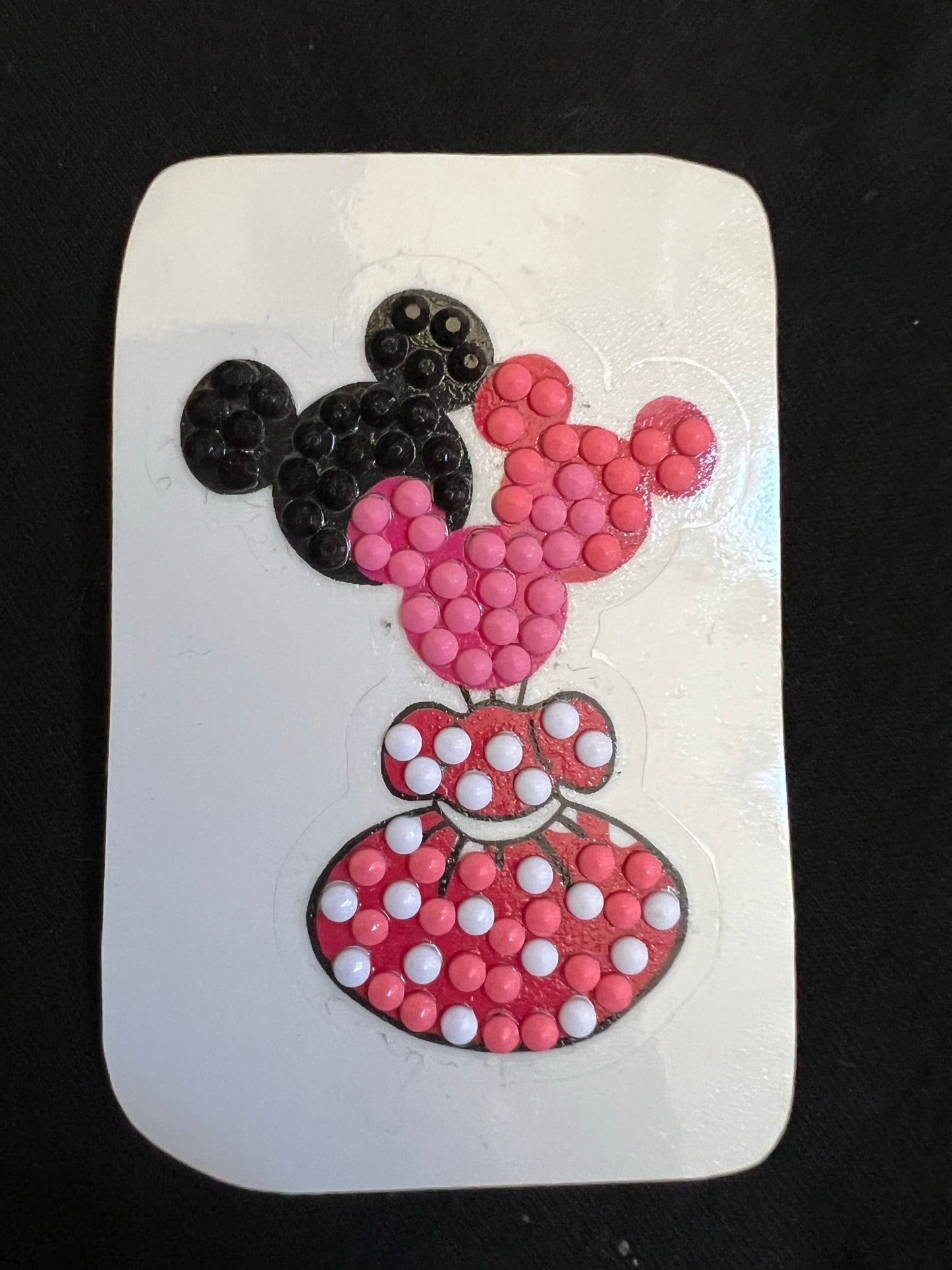 Pink Mickey Mouse Present Sticker